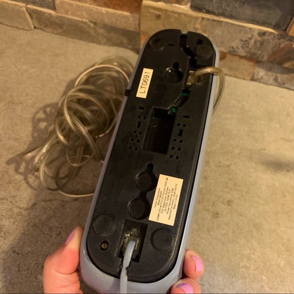 Vintage Conair push button tone pulse landline slimline phone Light Blue - Picture 5 of 7